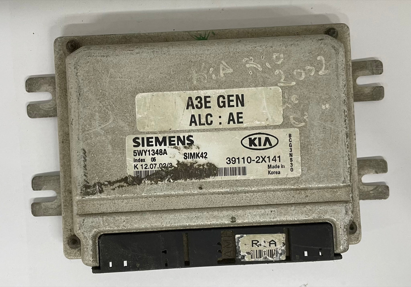 Kia  (1998, 1999, 2000, 2001, 2002, 2003, 2004, 2005) 5WY1348A A3E GEN   ALC: AE